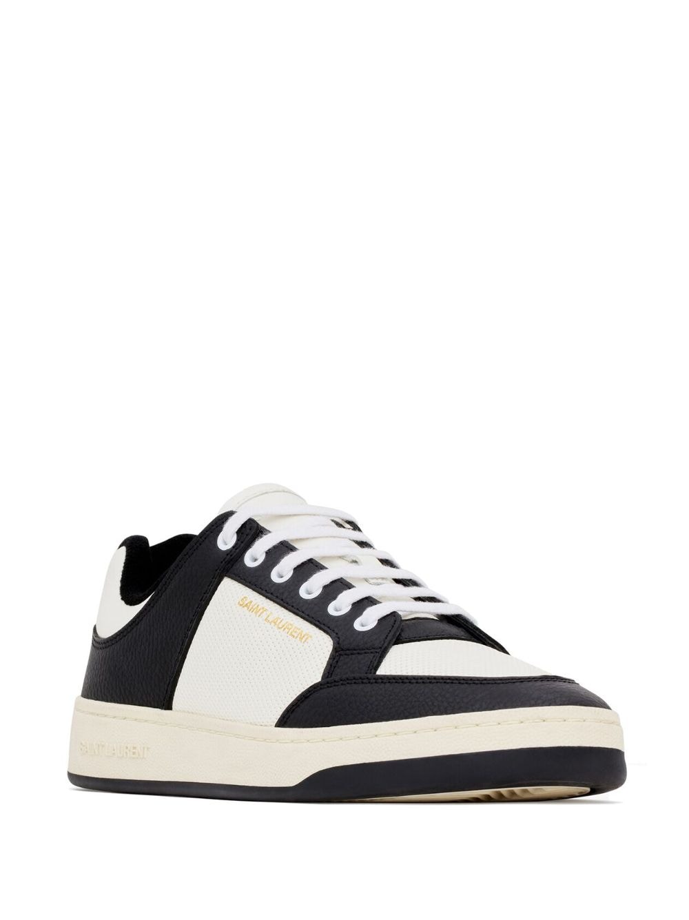 SAINT LAURENT Coffee White Nero Men's Sneakers