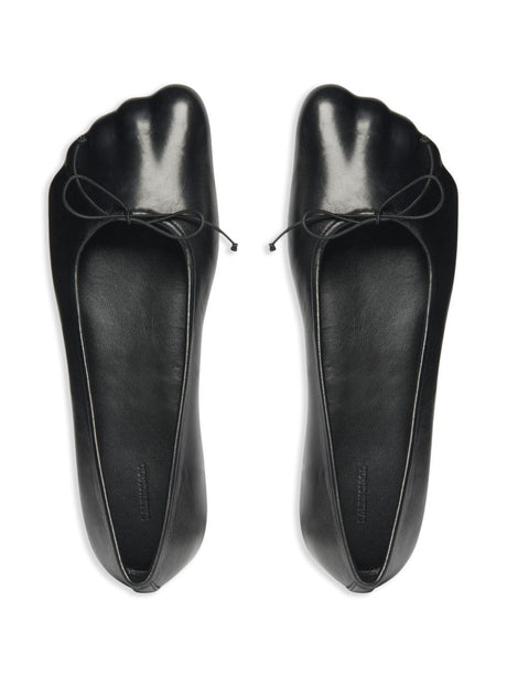 BALENCIAGA Chic Anatomic Ballerinas in Black