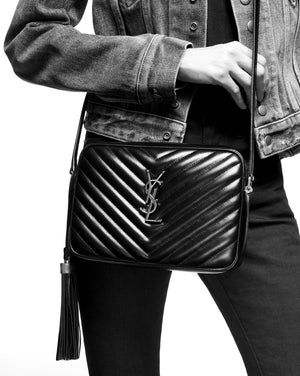 SAINT LAURENT New Green Calf Skin Shoulder & Crossbody Bag for Women