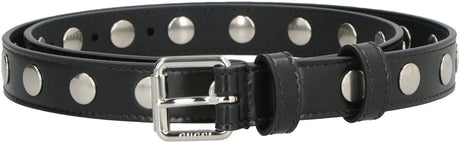 GUCCI Studded Leather Belt for Women - SS23 Collection