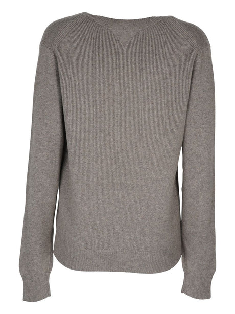 BOTTEGA VENETA Luxurious 100% Cashmere V Neck Knit Jumper - FW22 Season