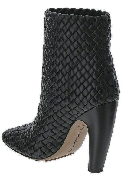 BOTTEGA VENETA Luxurious Raffia 10CM Ankle Boots for Women