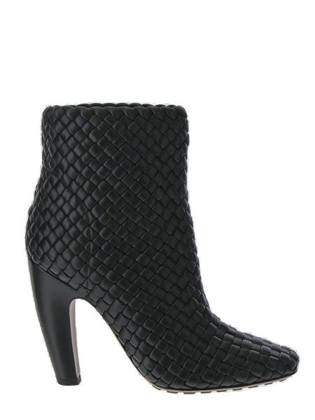 BOTTEGA VENETA Luxurious Raffia 10CM Ankle Boots for Women