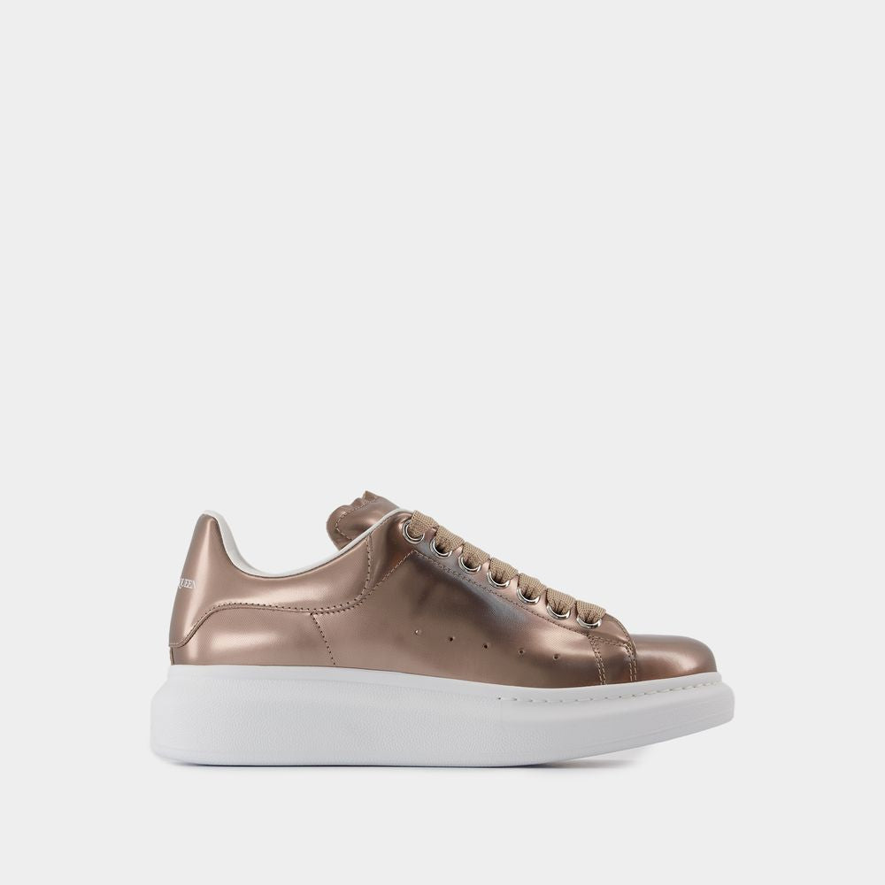 ALEXANDER MCQUEEN Chic Beige Iconic Sneakers