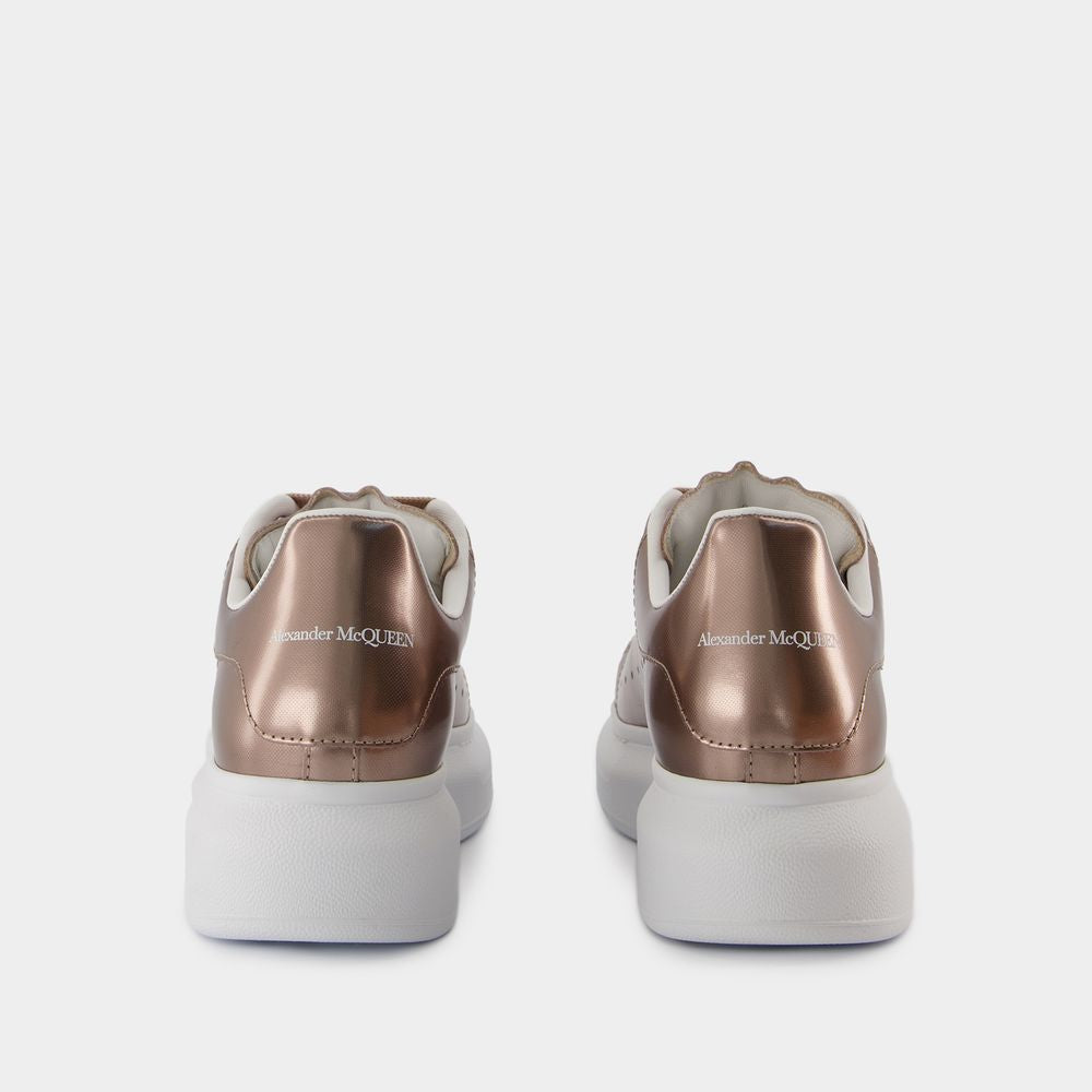 ALEXANDER MCQUEEN Chic Beige Iconic Sneakers