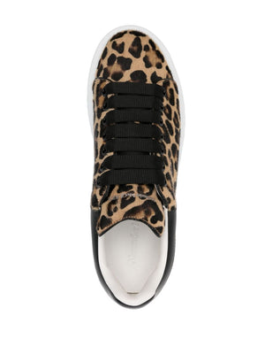 ALEXANDER MCQUEEN Oversized Leopard Print Sneakers for Women