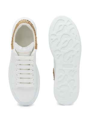 ALEXANDER MCQUEEN Premium 100% Leather Women's Sneakers