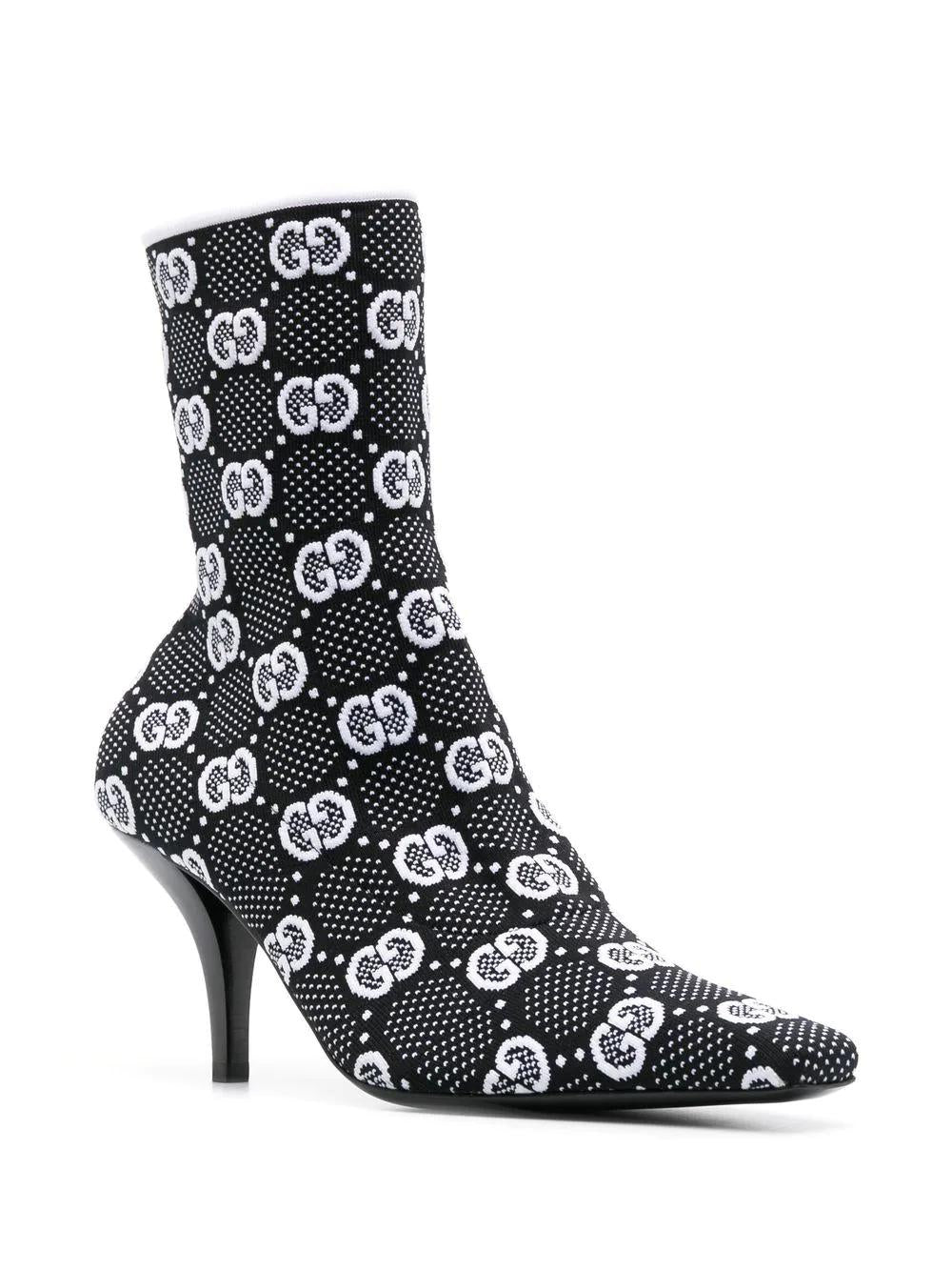 Đôi giày ankle Gucci đen dành cho phụ nữ - Bộ sưu tập SS23