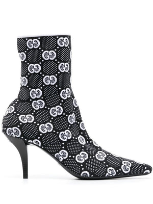 Đôi giày ankle Gucci đen dành cho phụ nữ - Bộ sưu tập SS23