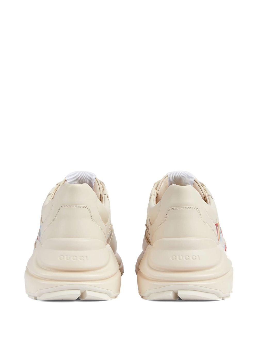 GUCCI Ivory Leather Sneakers for Men - SS23 Collection