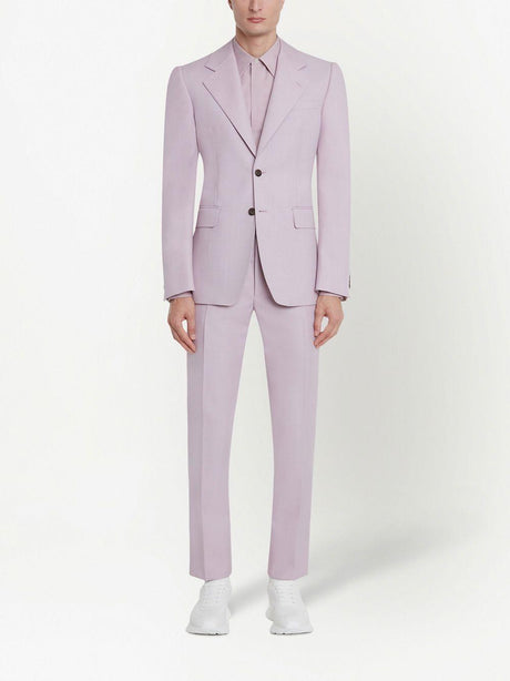 ALEXANDER MCQUEEN Dapper Pale Lilac Shoulder Jacket for Men