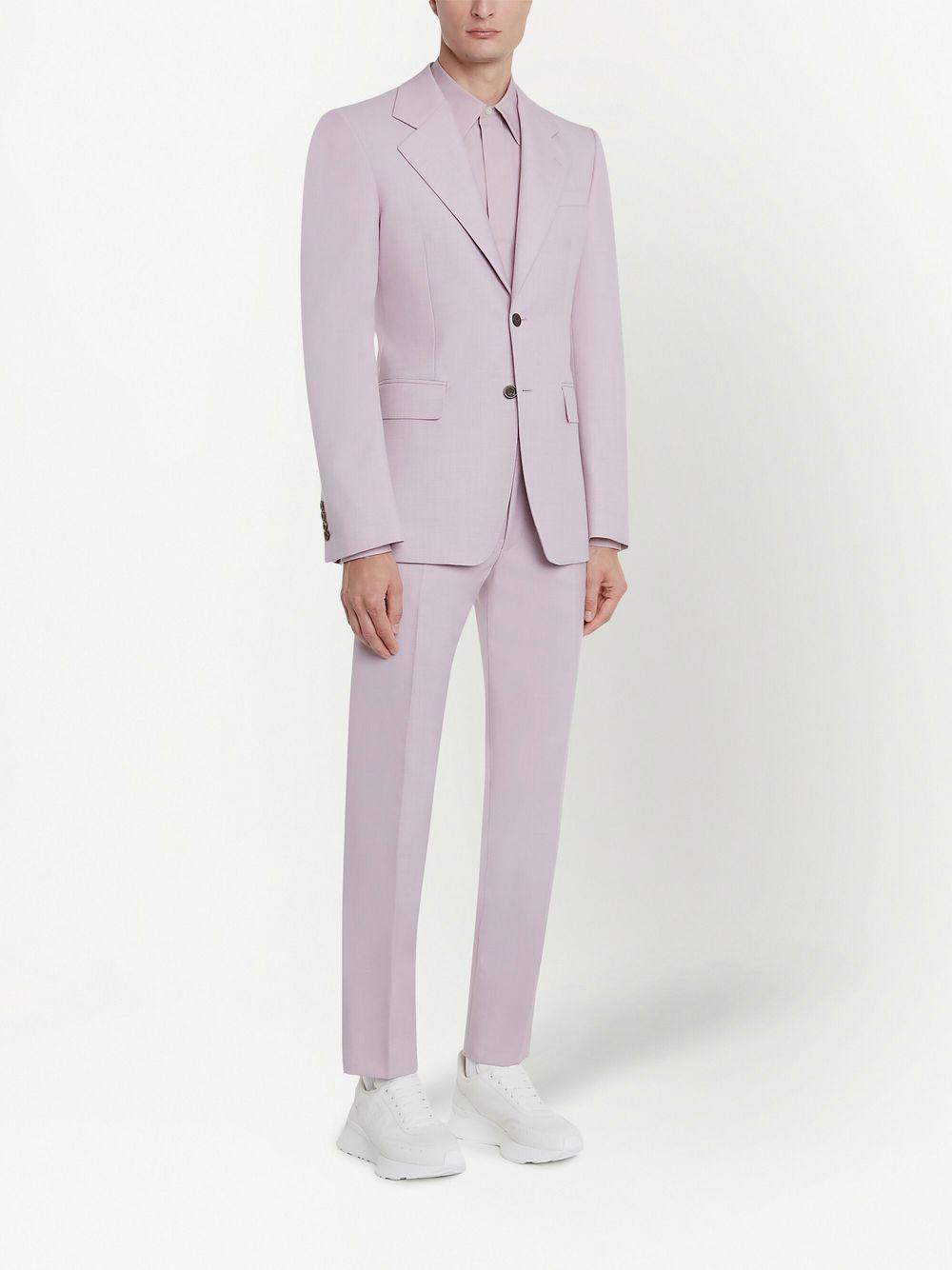 ALEXANDER MCQUEEN Dapper Pale Lilac Shoulder Jacket for Men