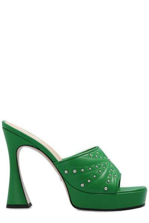 GUCCI Charlotte Sandal: SP.GREEN Platform Women's Sandals for SS23