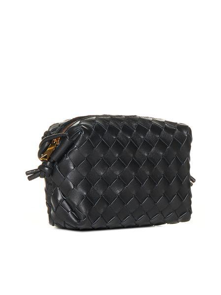 Túi xách tay mini màu nâu Bottega Veneta - bộ sưu tập FW23