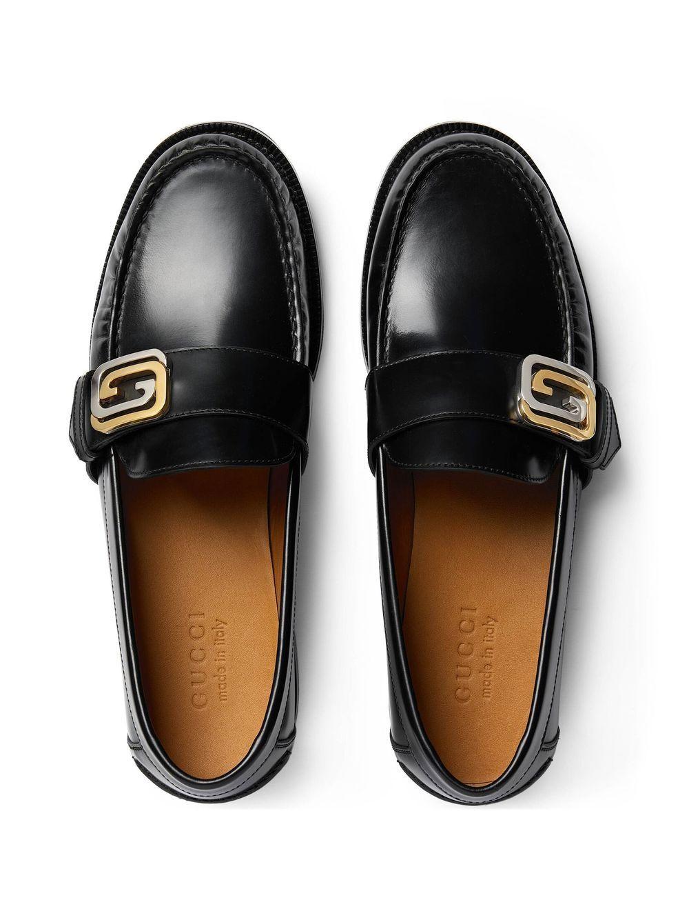 GUCCI Men's Nightcocoa Leather Moccasins for SS23