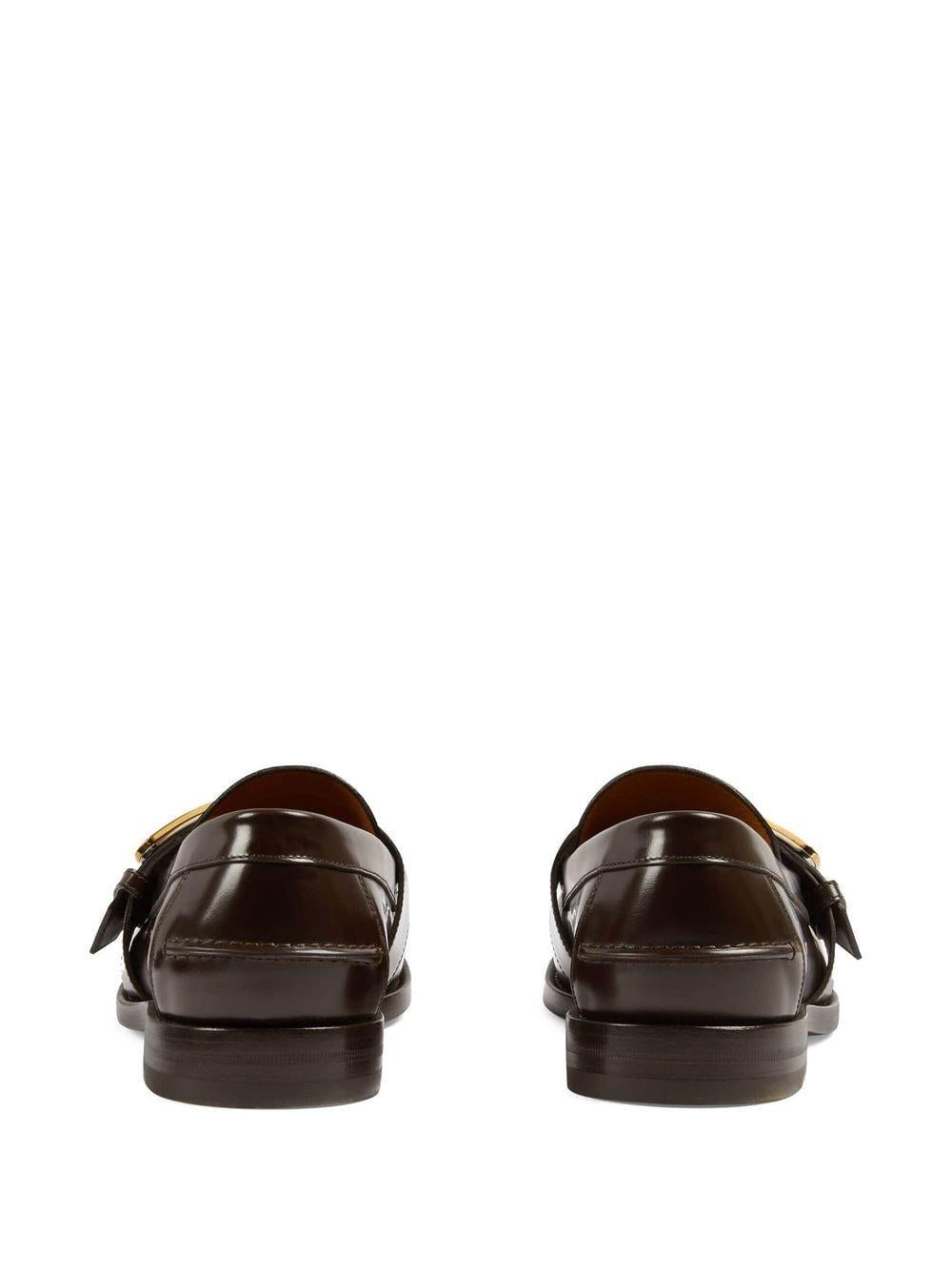 GUCCI Men's Nightcocoa Leather Moccasins for SS23