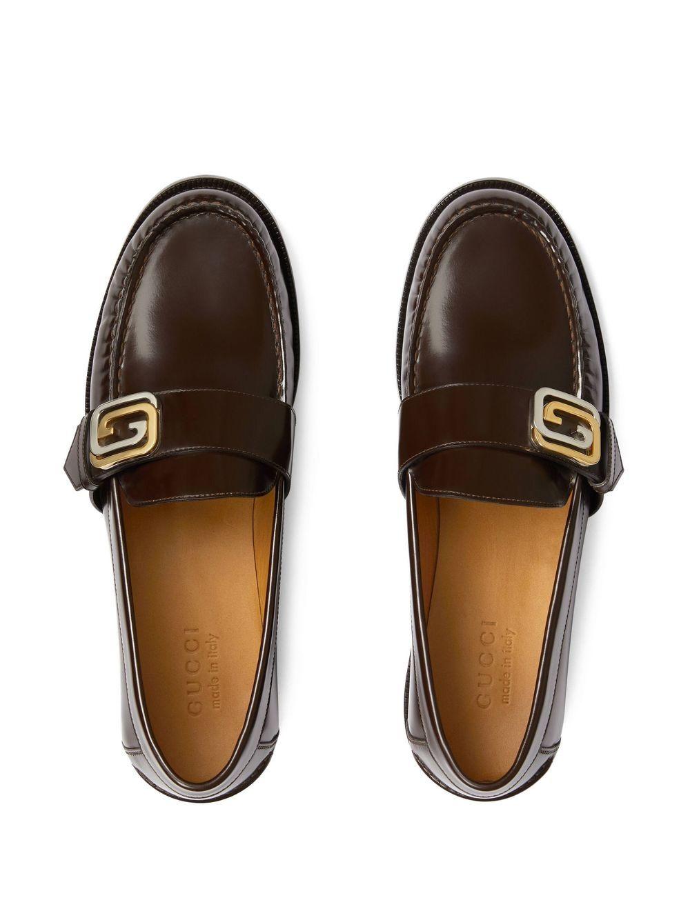 GUCCI Men's Nightcocoa Leather Moccasins for SS23