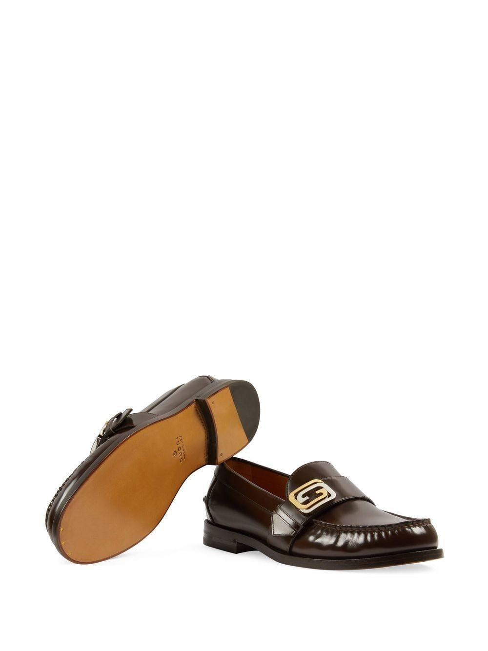 GUCCI Men's Nightcocoa Leather Moccasins for SS23