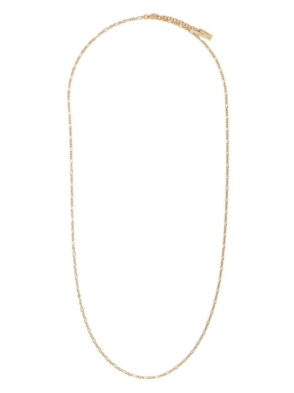 SAINT LAURENT Long Parallel Chain Necklace - FW23