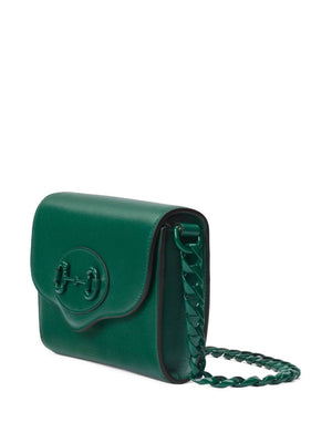 GUCCI Mini Heritage-Inspired Leather Crossbody Handbag