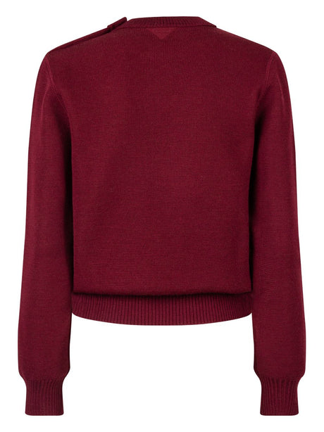 BOTTEGA VENETA Luxurious Long Sleeve Wool Knit Sweater