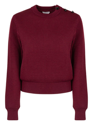 BOTTEGA VENETA Luxurious Long Sleeve Wool Knit Sweater