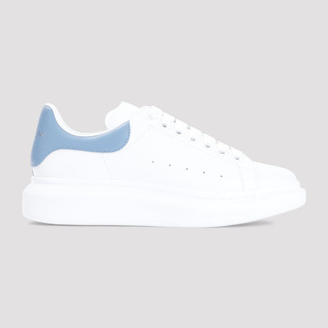 ALEXANDER MCQUEEN Elevated White Leather Sneakers