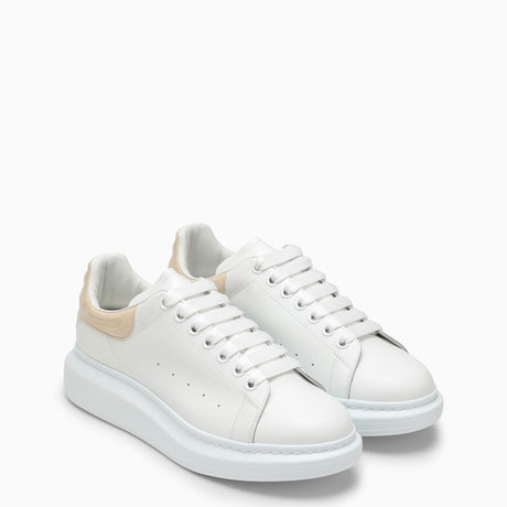 ALEXANDER MCQUEEN White and Oyster Oversized Sneakers for Men