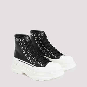 ALEXANDER MCQUEEN Modern Men's Leather Boots for SS23