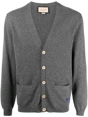 GUCCI Men's Fine Cashmere Cardigan for SS23 Season