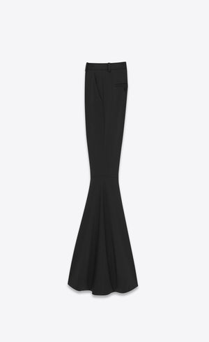 SAINT LAURENT Black 23SS Flare Pants for Women