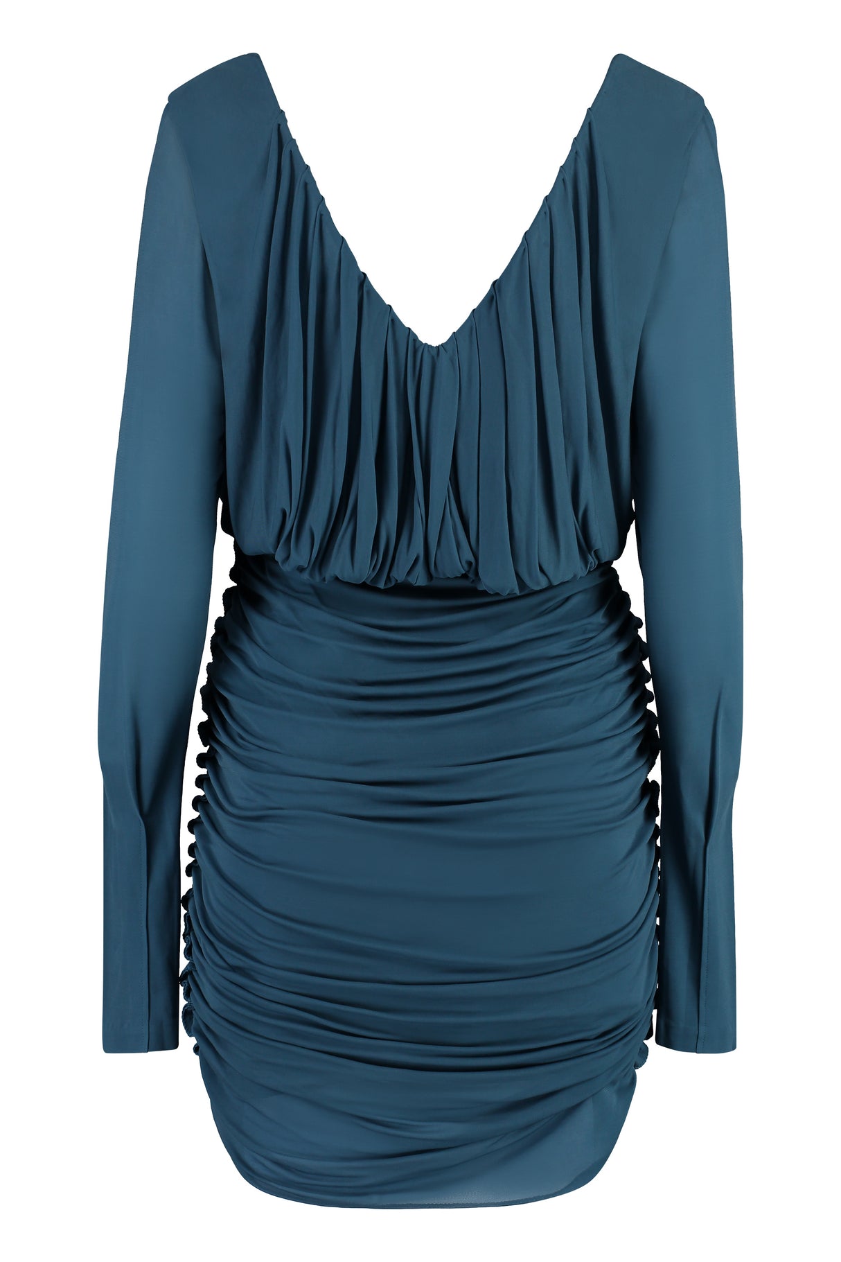 SAINT LAURENT Blue Viscose Women's Dress for SS23