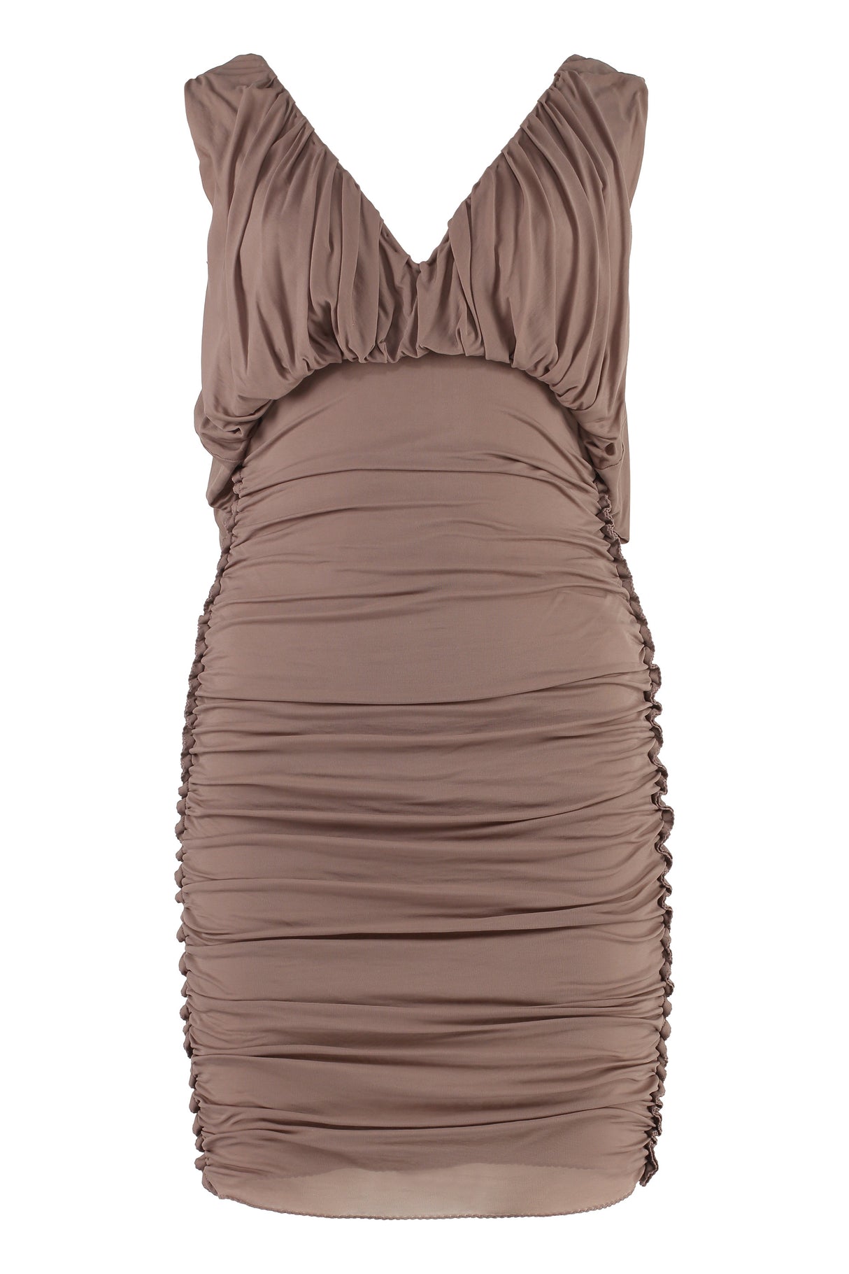 SAINT LAURENT Elegant Cupro Dress in Nude and Neutrals for Women | SS23 Collection