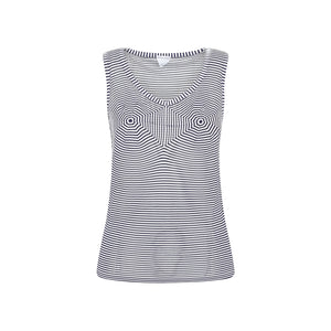 BOTTEGA VENETA Blue Viscose Tank Top for Women - SS23 Collection