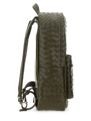 BOTTEGA VENETA Medium Woven Leather Backpack for Men