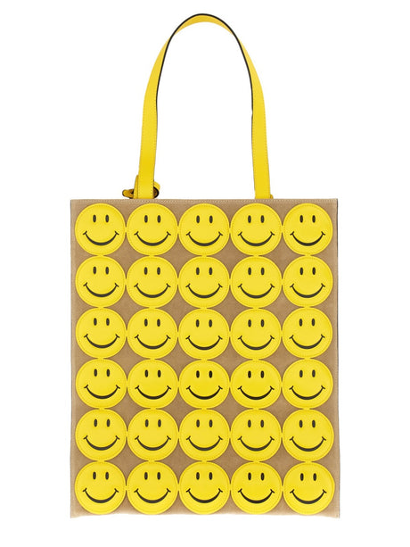 MOSCHINO COUTURE Smiley Shopper Handbag