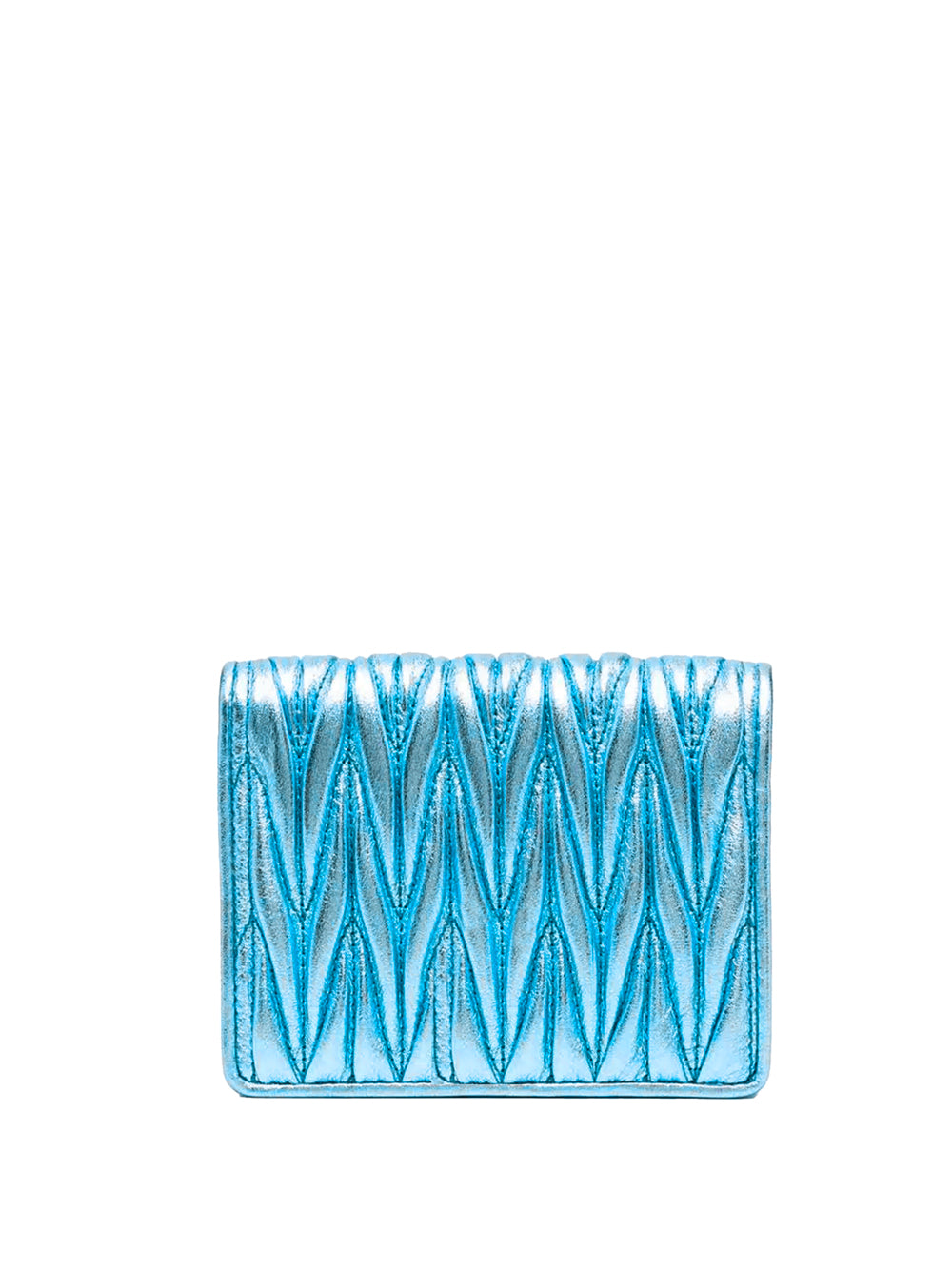 MIUMIU Classic Bi-Fold Mini Wallet with Quilted Design