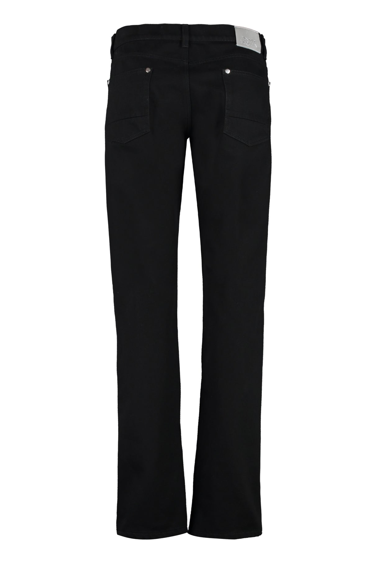 ALEXANDER MCQUEEN Men's Black 5-Pocket Slim Fit Jeans for SS23