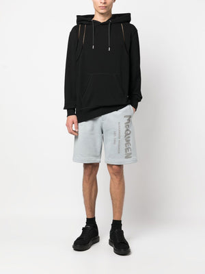 ALEXANDER MCQUEEN Men's Organic Crochet Harness Hoodie - SS23 Collection