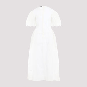 SIMONE ROCHA Petal Sleeved Midi Dress