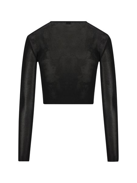 SAINT LAURENT Black Wool Pullover for Women - SS23 Collection