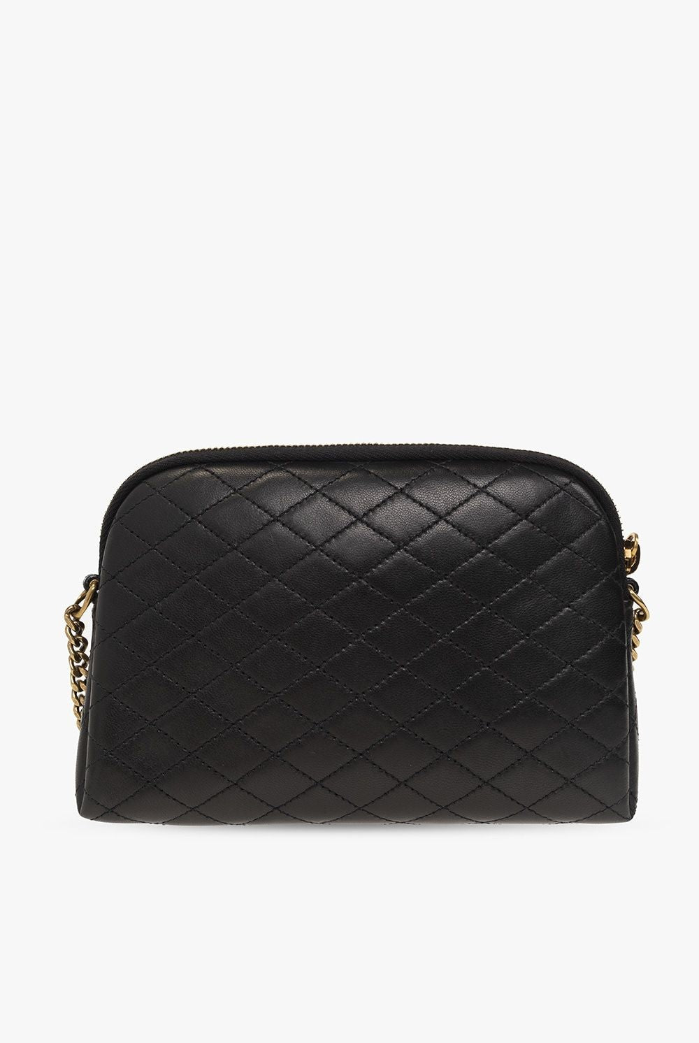 SAINT LAURENT Black Quilted GABY Pouch Handbag with YSL Monogram
