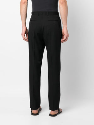 SAINT LAURENT Men's Black Tailored Pants for FW23