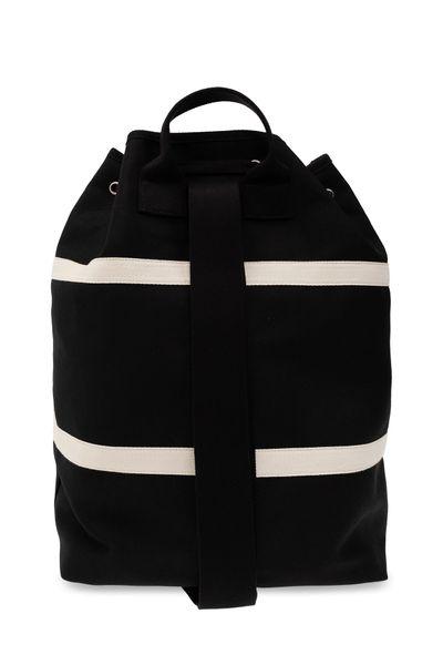 SAINT LAURENT Rive Gauche Black and White Crossbody Handbag for Men