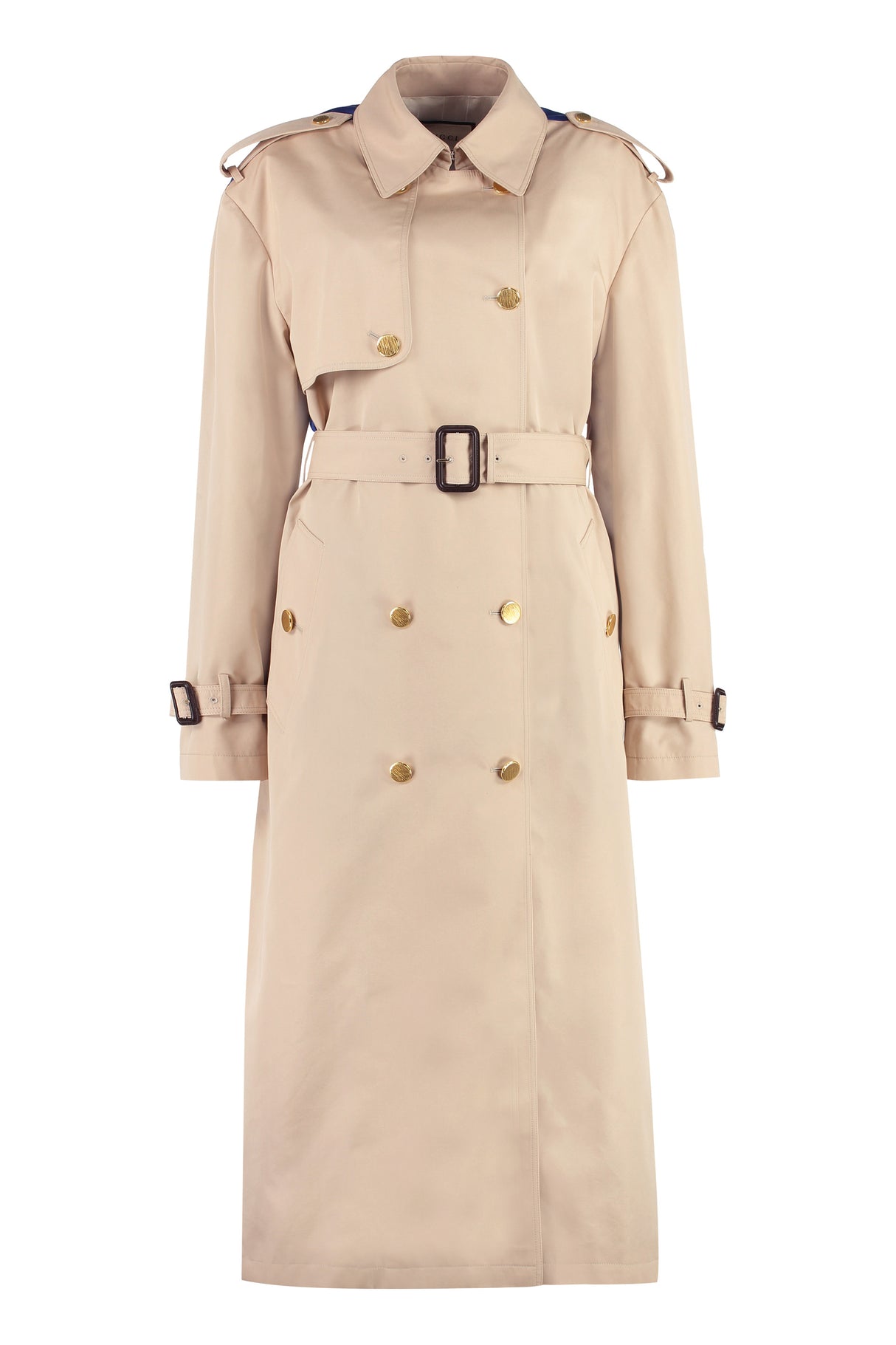 GUCCI Double-Breasted Beige Trench Jacket for Women