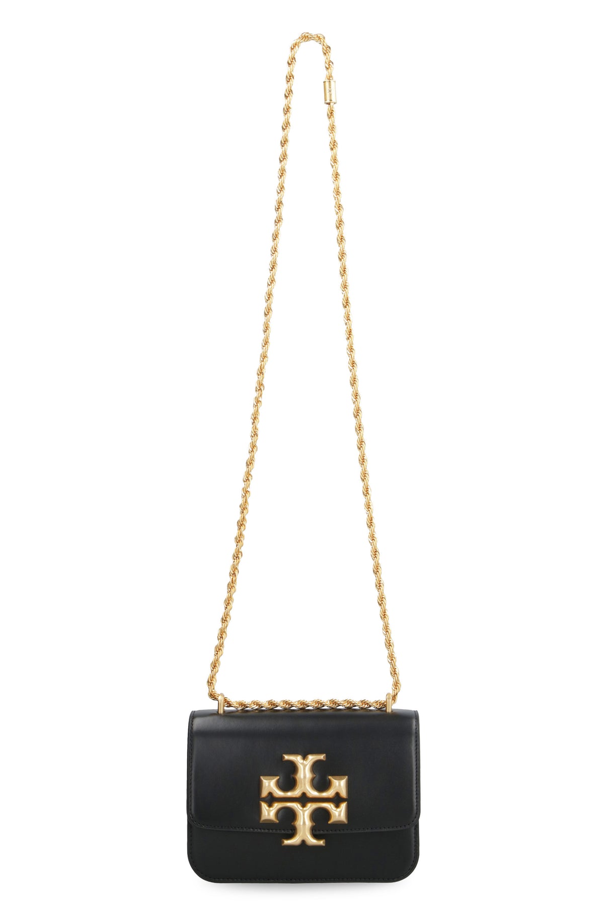 TORY BURCH Eleanor Small Hobo Crossbody Bag in Black