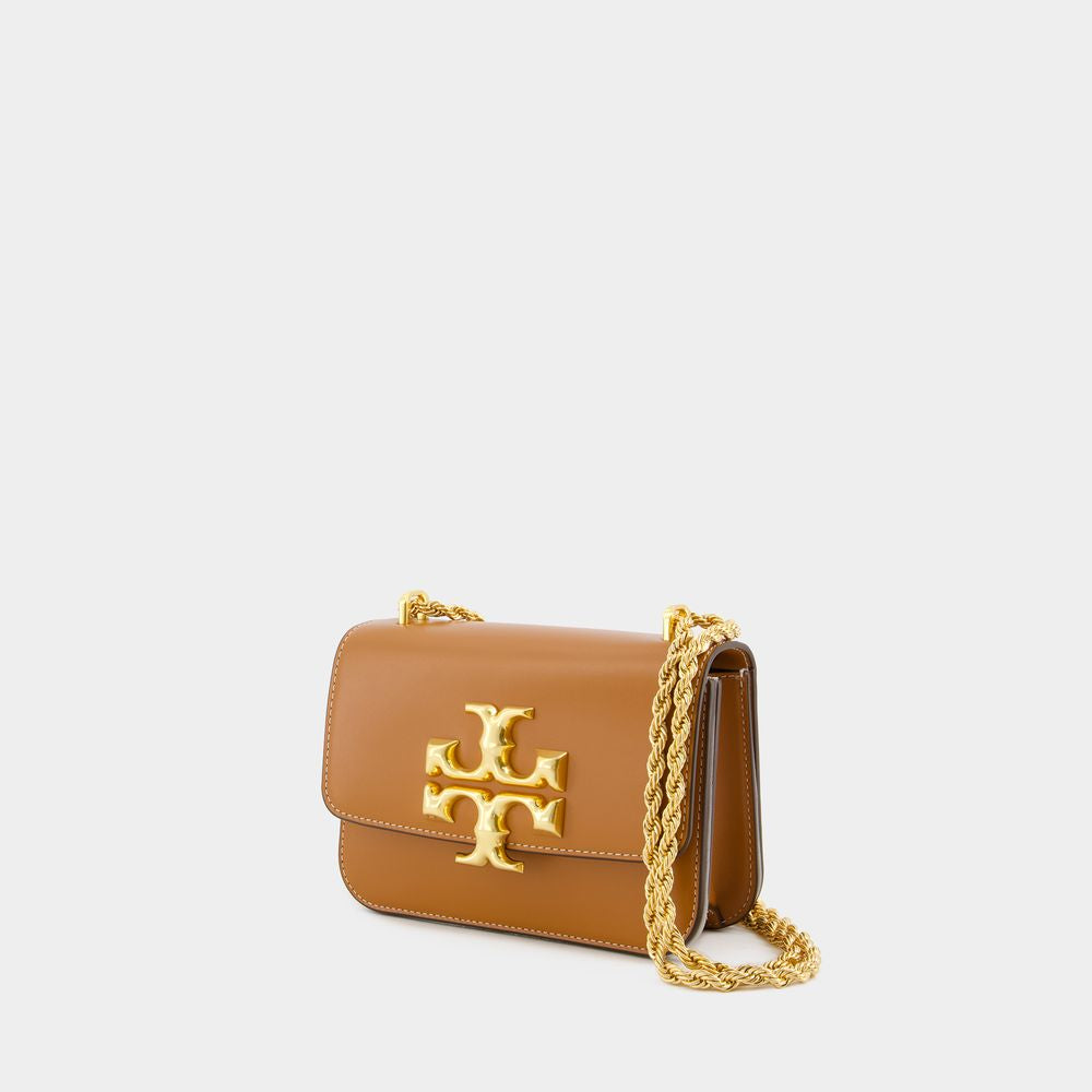 TORY BURCH Eleanor Small Convertible Crossbody in Brown