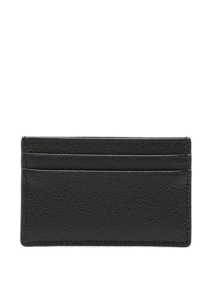 ALEXANDER MCQUEEN Mini Grainy Leather Card Holder