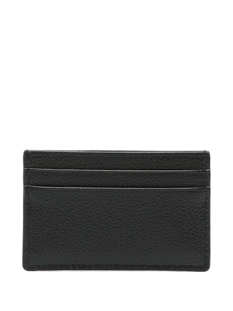 ALEXANDER MCQUEEN Mini Grainy Leather Card Holder