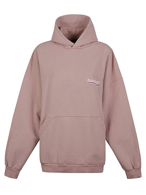 BALENCIAGA Pink Hoodie for Women - Trendy 24SS Fashion Item